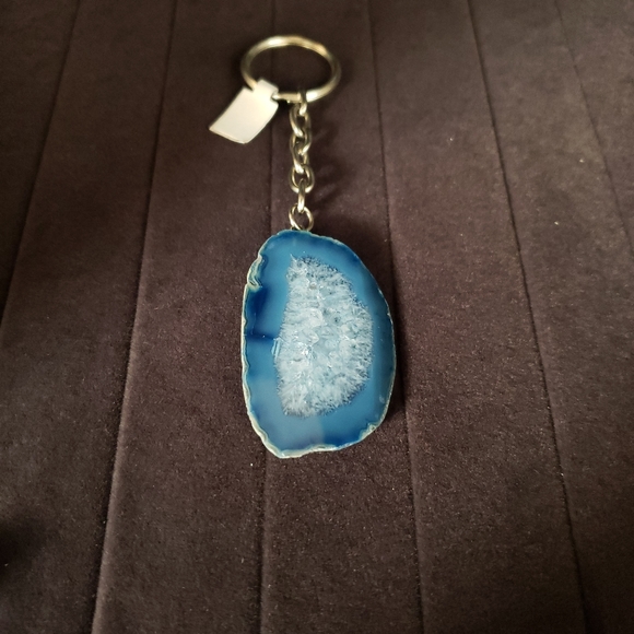 Agate Slice Key Chains - Picture 10 of 11